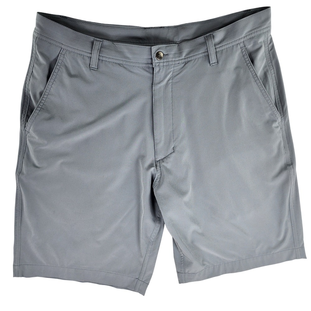 FootJoy Golf Shorts Men 34 Gray Performance Stretch Polyester Spandex